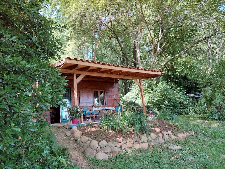 Cabane Dans Les Bois Avec Vue Sur Les Pyrenees Saint-Laurent-de-Neste Eksteriør billede