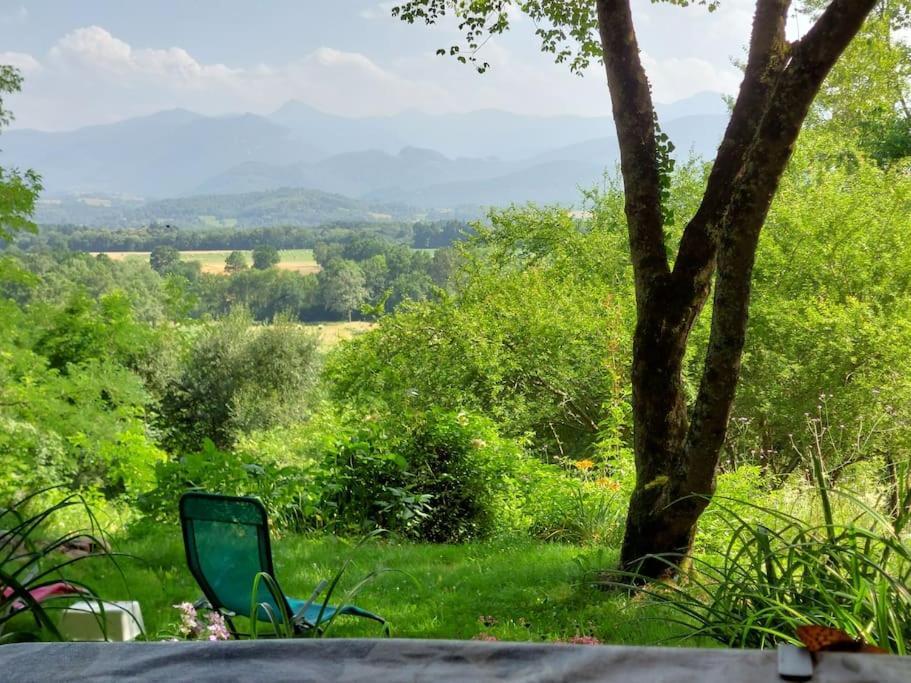 Cabane Dans Les Bois Avec Vue Sur Les Pyrenees Saint-Laurent-de-Neste Eksteriør billede
