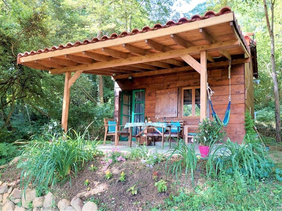 Cabane Dans Les Bois Avec Vue Sur Les Pyrenees Saint-Laurent-de-Neste Eksteriør billede